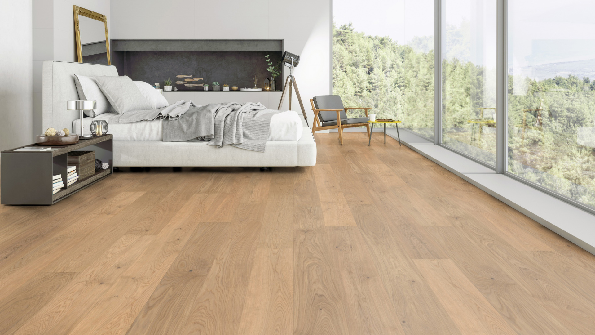 Ter Hürne tammeparkett 1-lipiline lakitud