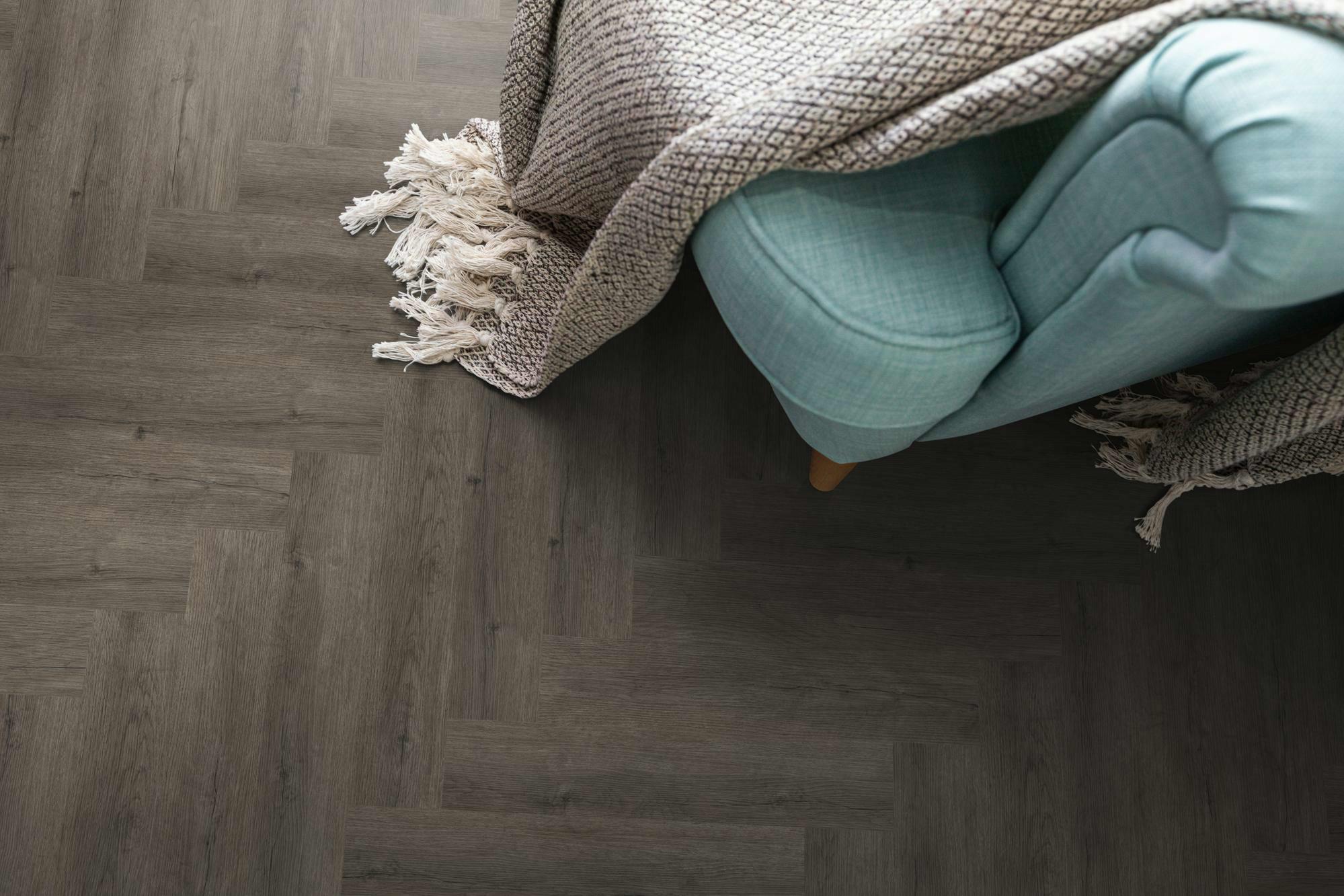 OneFlor LVT kalasabaparkett Manor Oak Natural Dark