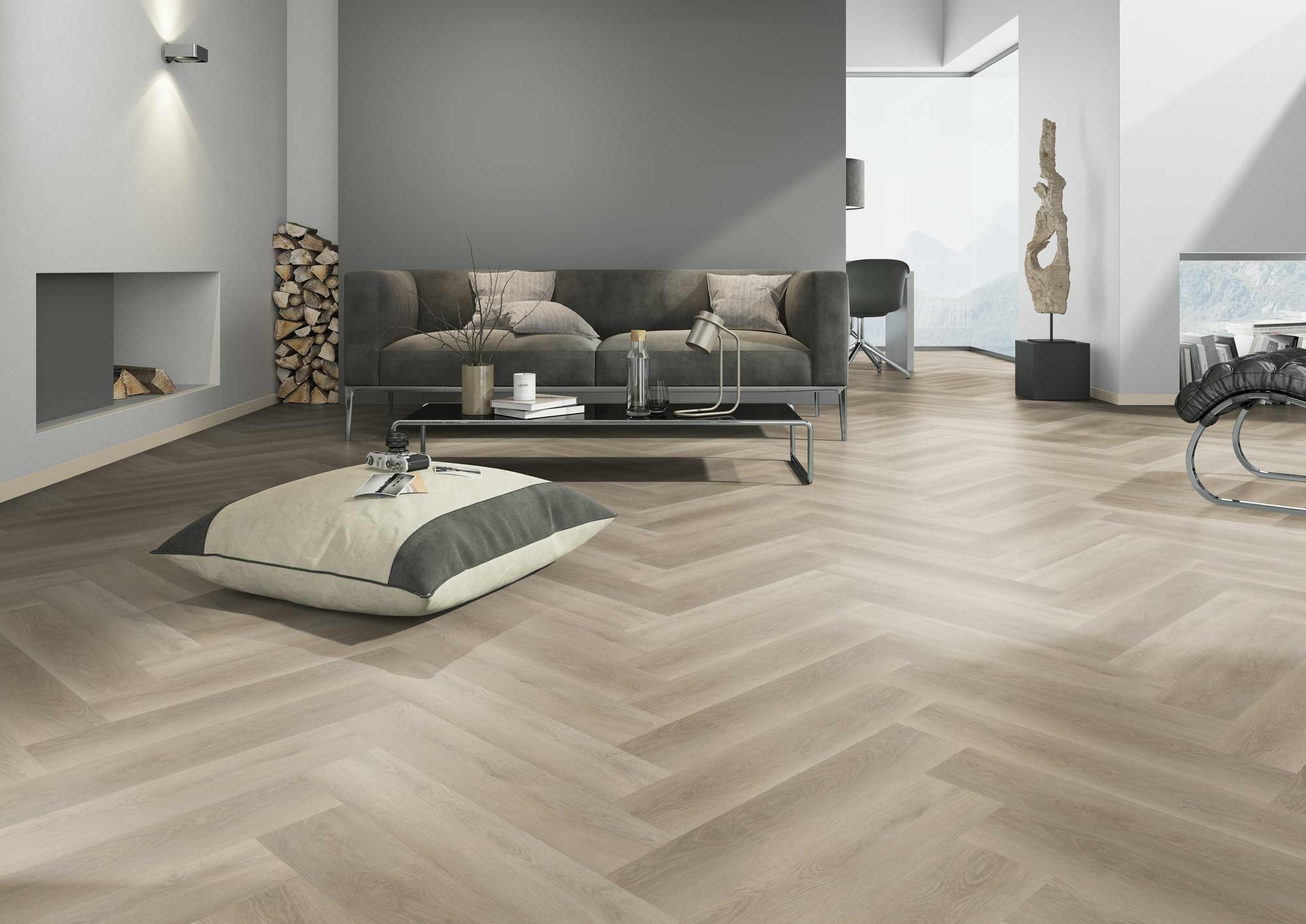 OneFlor LVT kalasabaparkett Soft Oak Greige