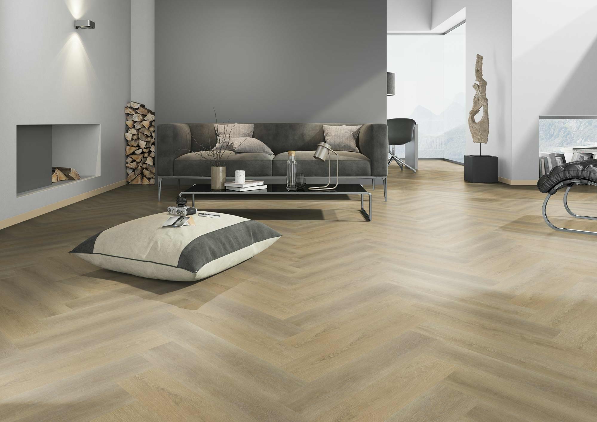 OneFlor LVT kalasabaparkett Royal Oak Natural