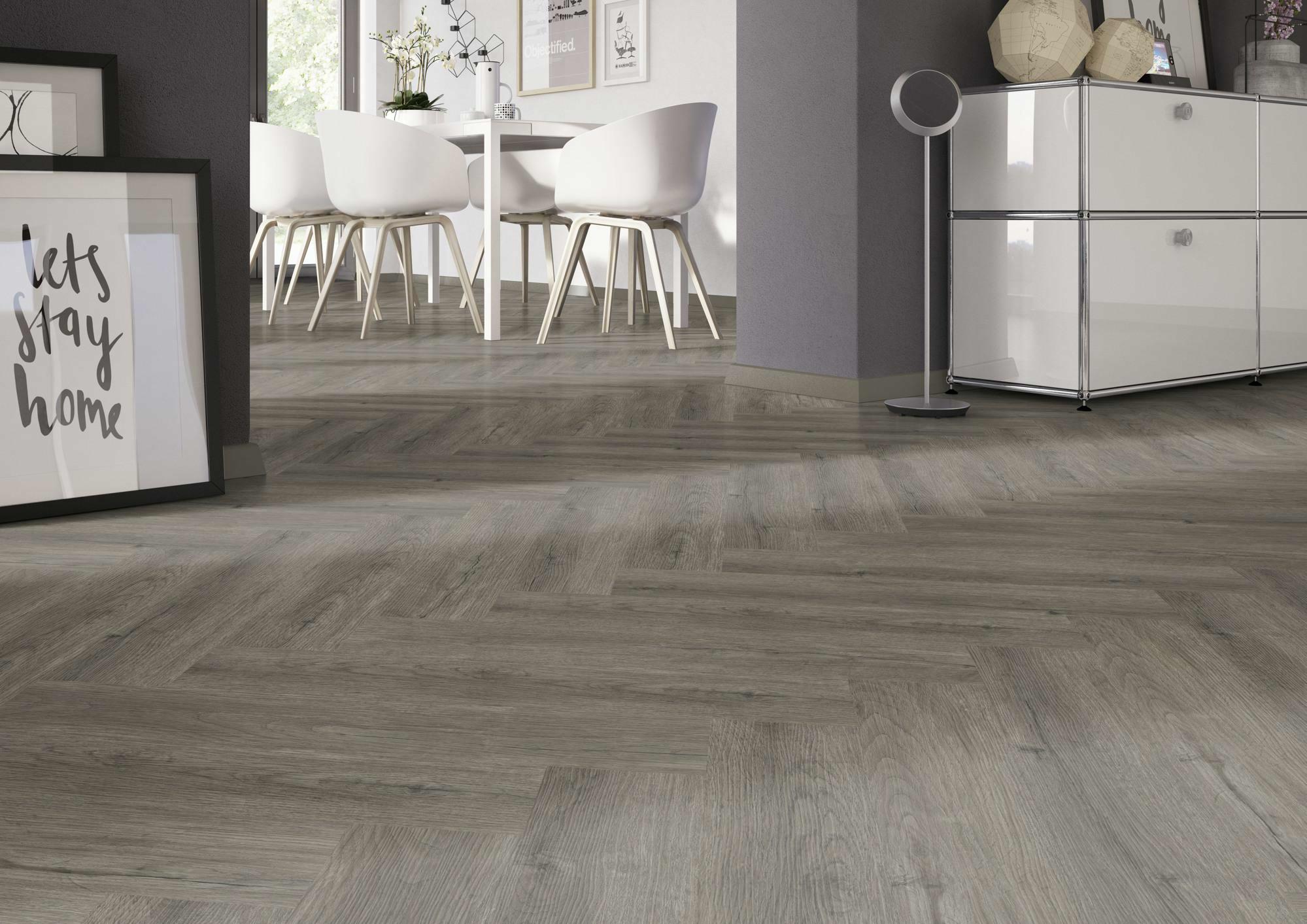 OneFlor LVT kalasabaparkett Manor Oak Natural Dark