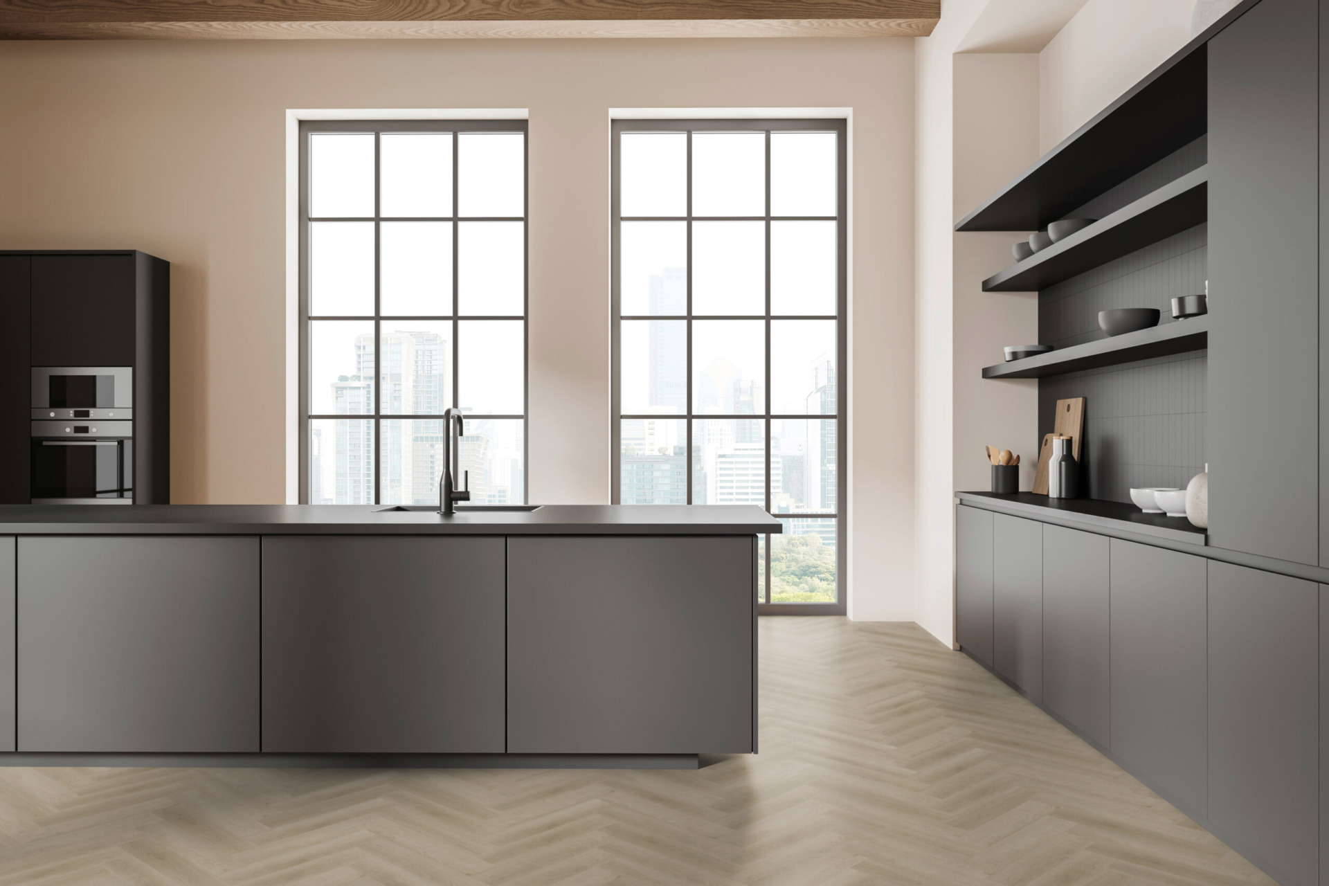 OneFlor LVT kalasabaparkett Raw Oak Light Natural