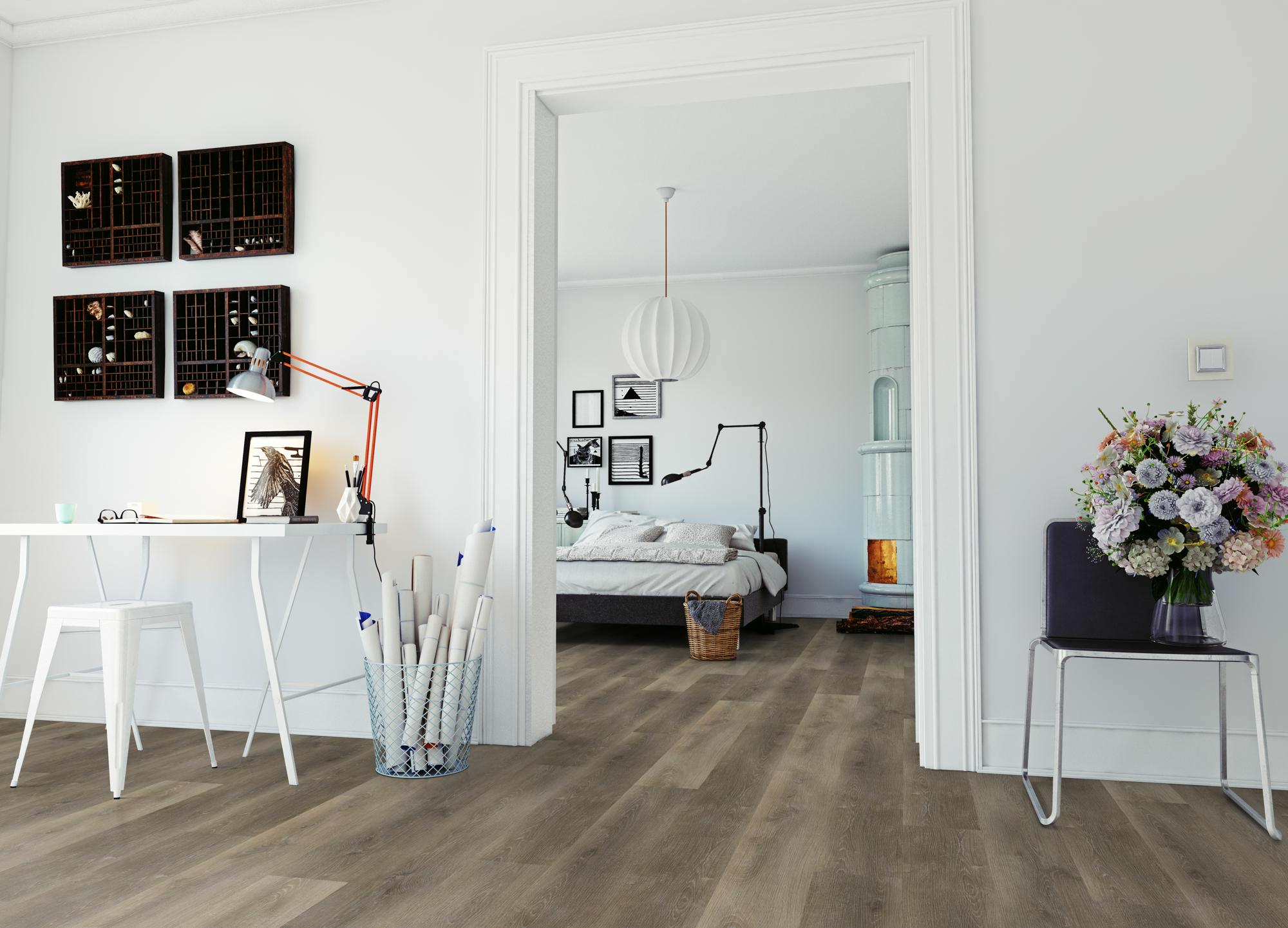 Oneflor LVT klikiga , liimitav vinüülparkett