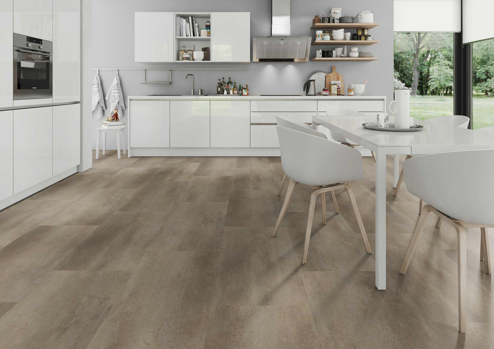 LVT Metal Concrete Brown - Image 2