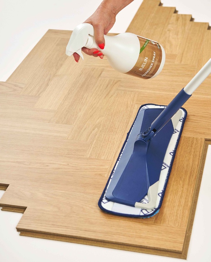 Bjelin kalasabaparketi puhastus ja hooldus