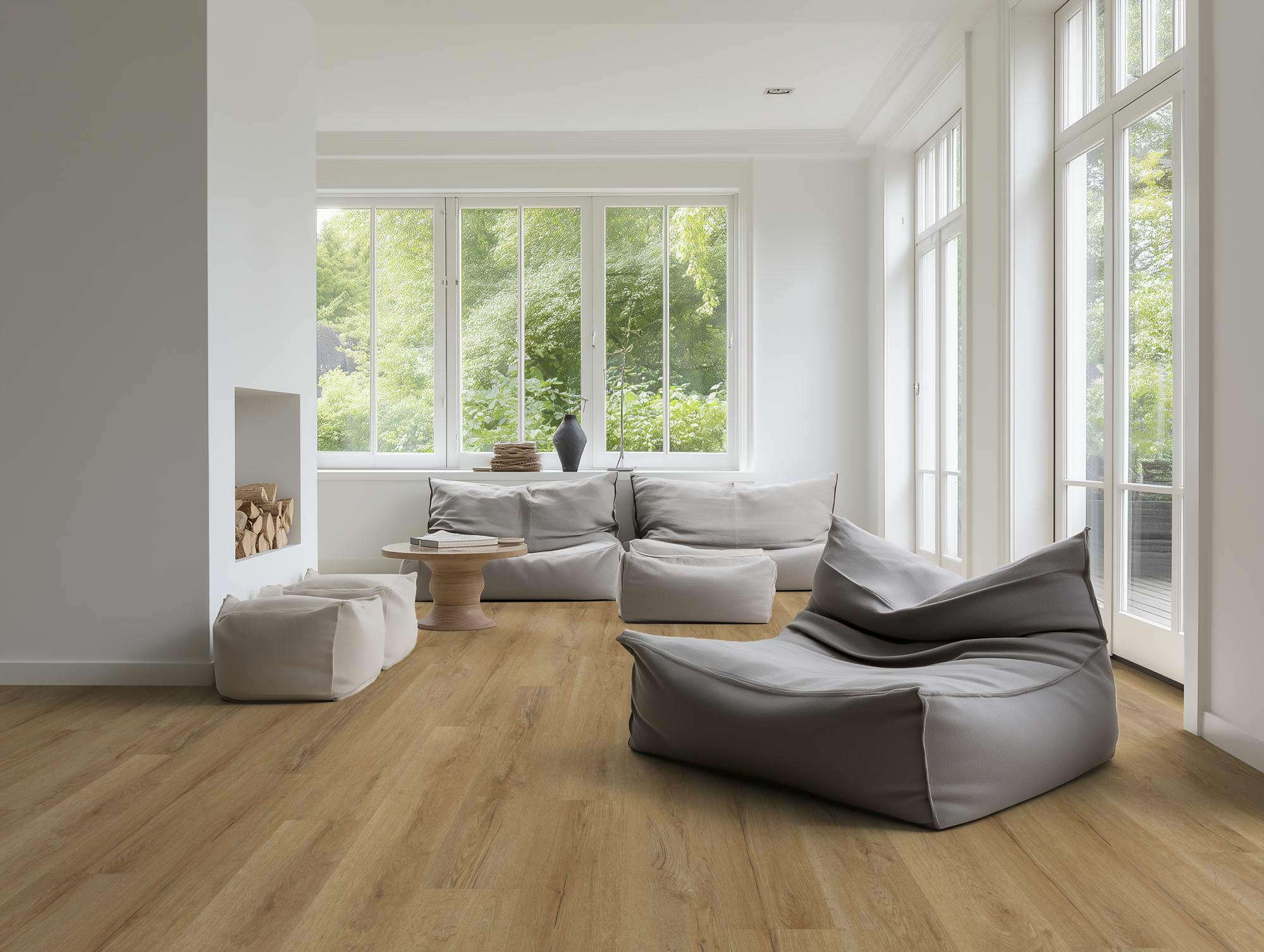 Oneflor LVT akustiline liimitav Tamm Honey