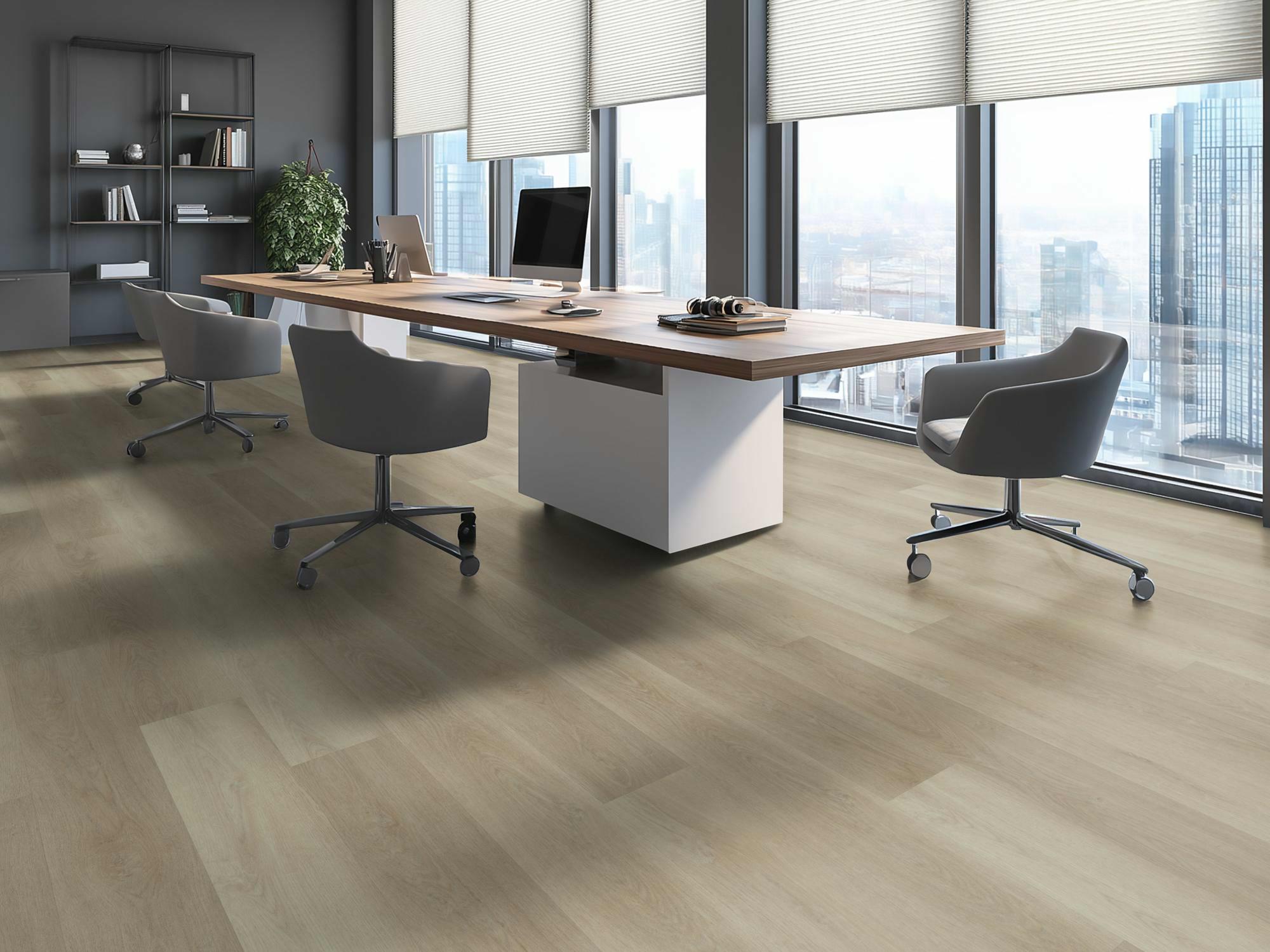 Oneflor LVT akustiline liimitav Hall Tamm
