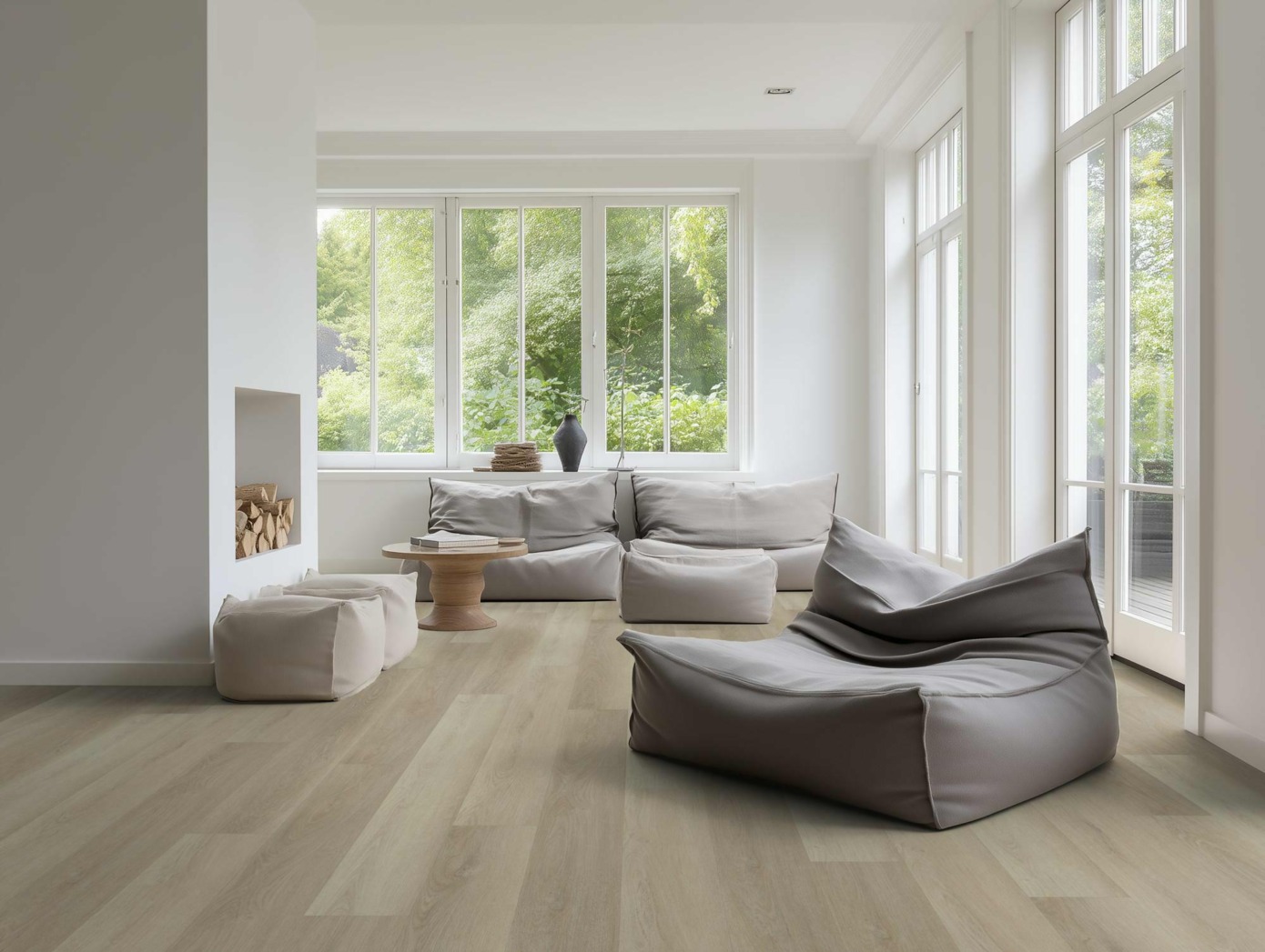 Oneflor LVT akustiline liimitav Hall Tamm