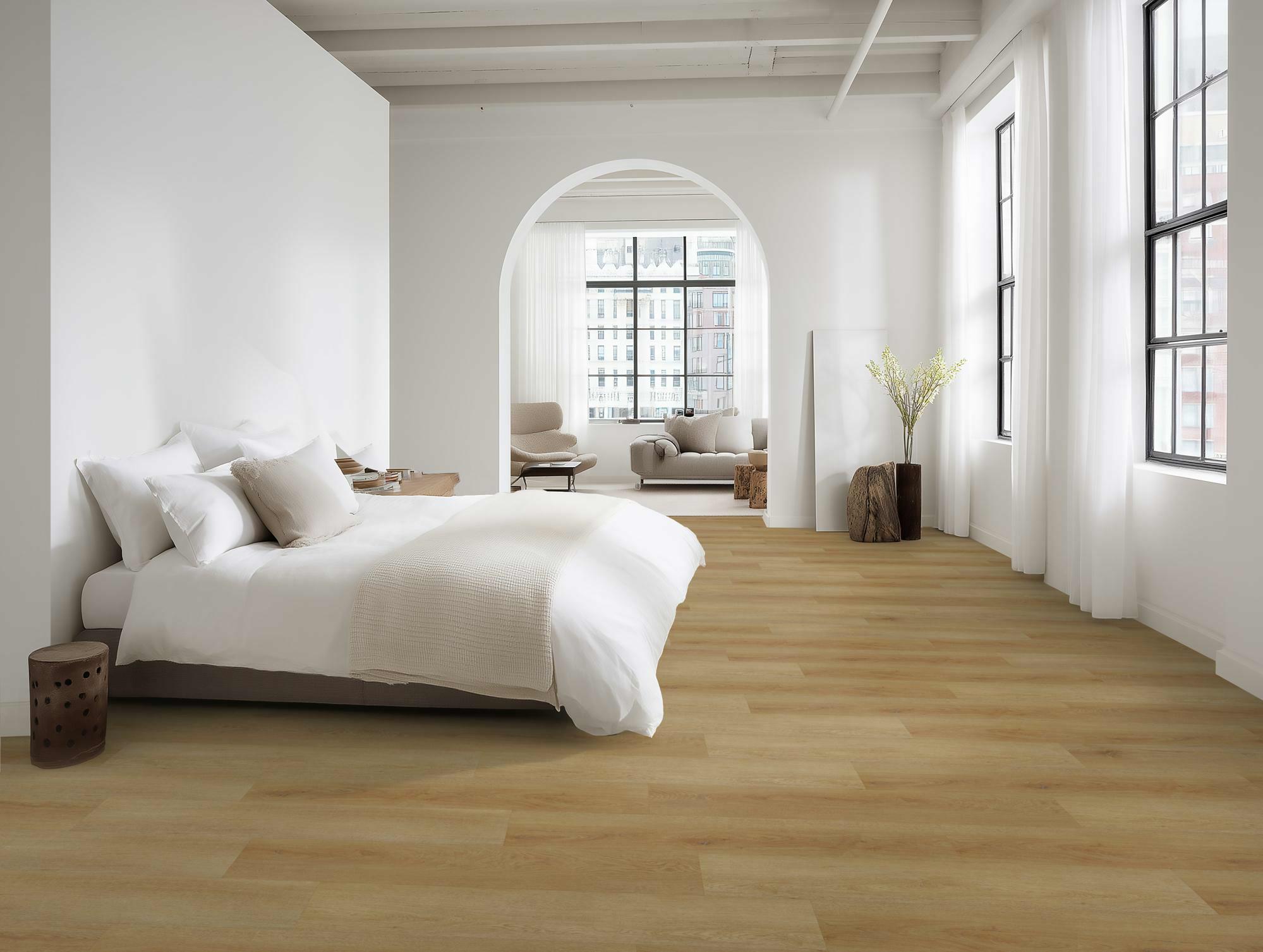 Oneflor LVT akustiline liimitav Tamm Amber