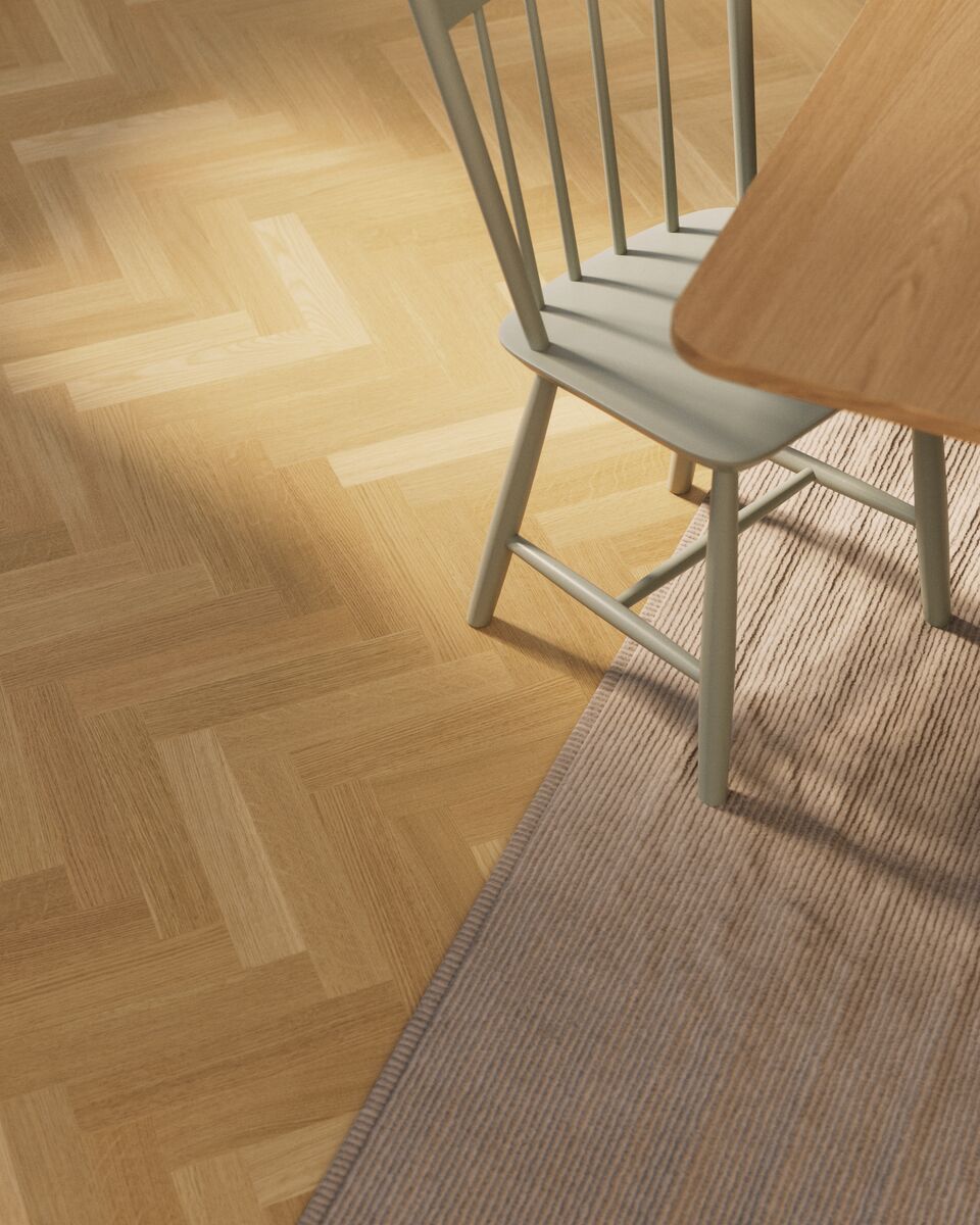 Bjelin kõvendatud kalasabaparkett klassikaline