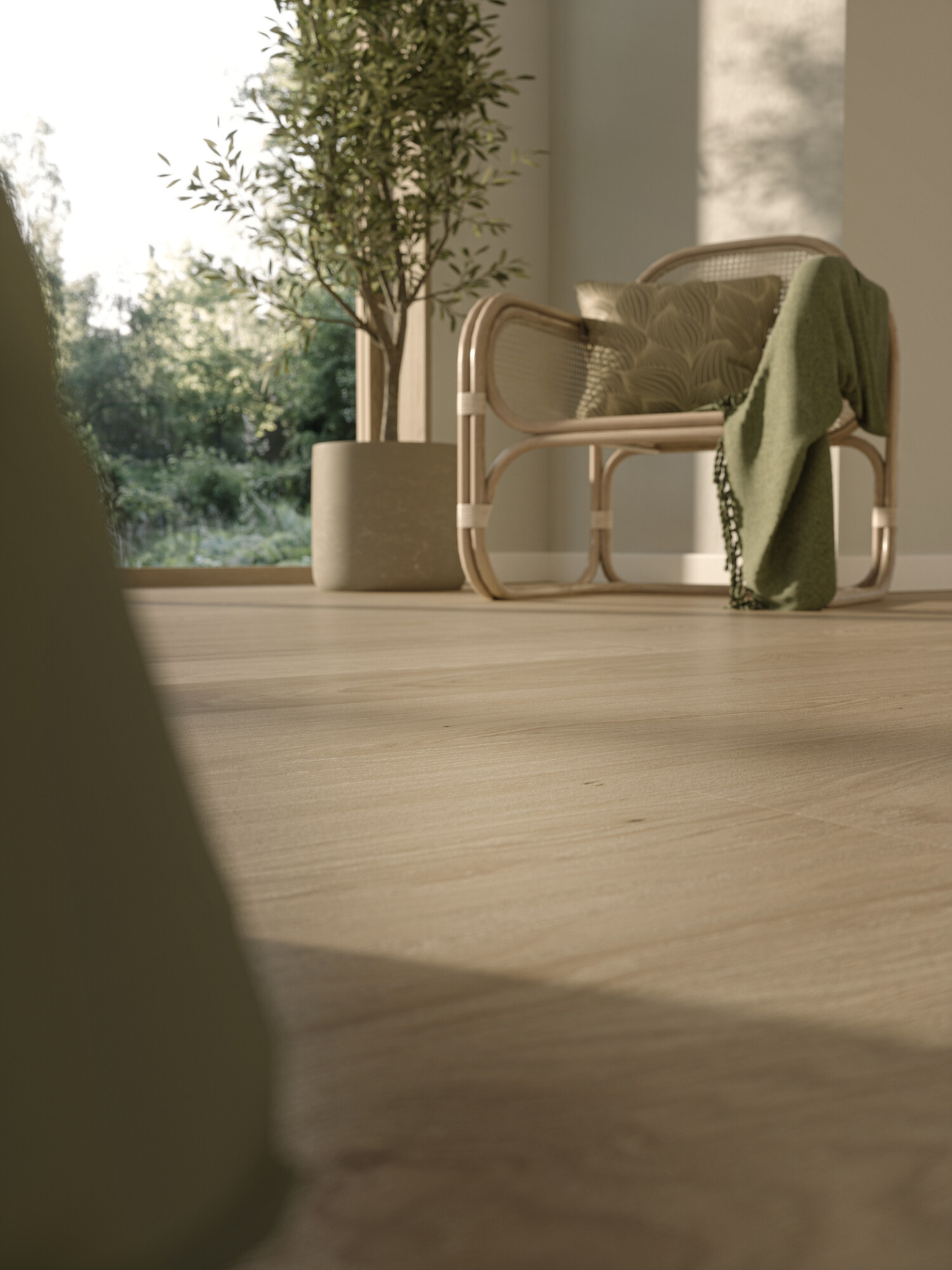 Bjelin kõvendatud puitpõrand harjatud matt lakk Misty White