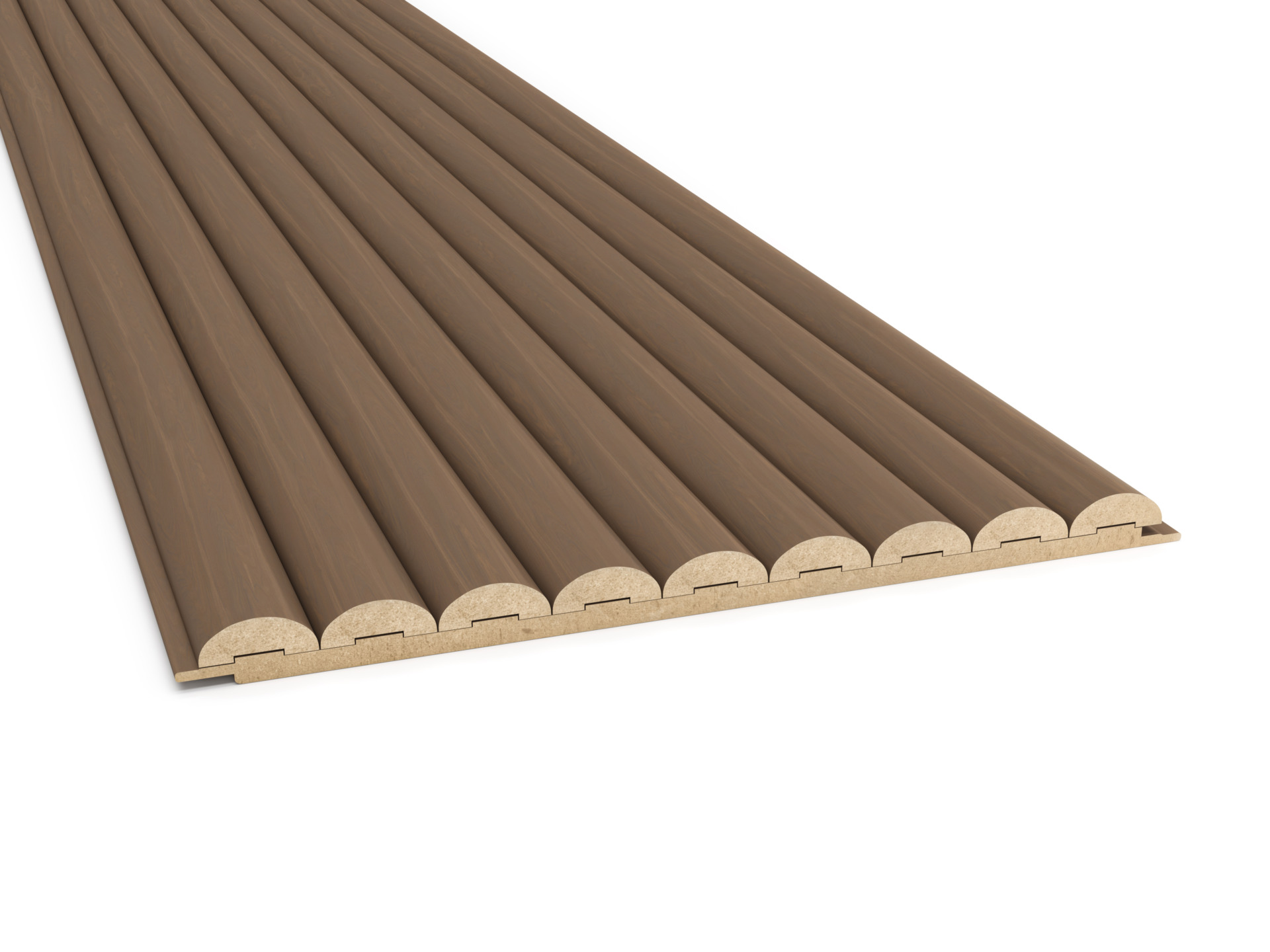 Dekoratiivne seinapaneel Moon suitsune pähkel