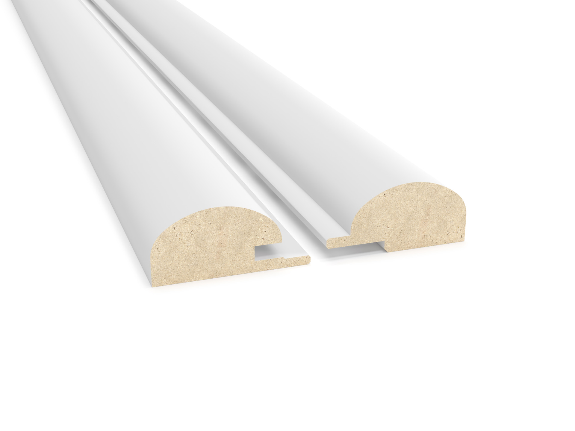 Dekoratiivne seinapaneel valge lõpetusliistud