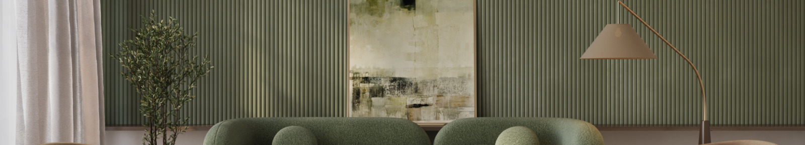 Dekoratiivne seinapaneel laineline Maestro Latt valge värvitav