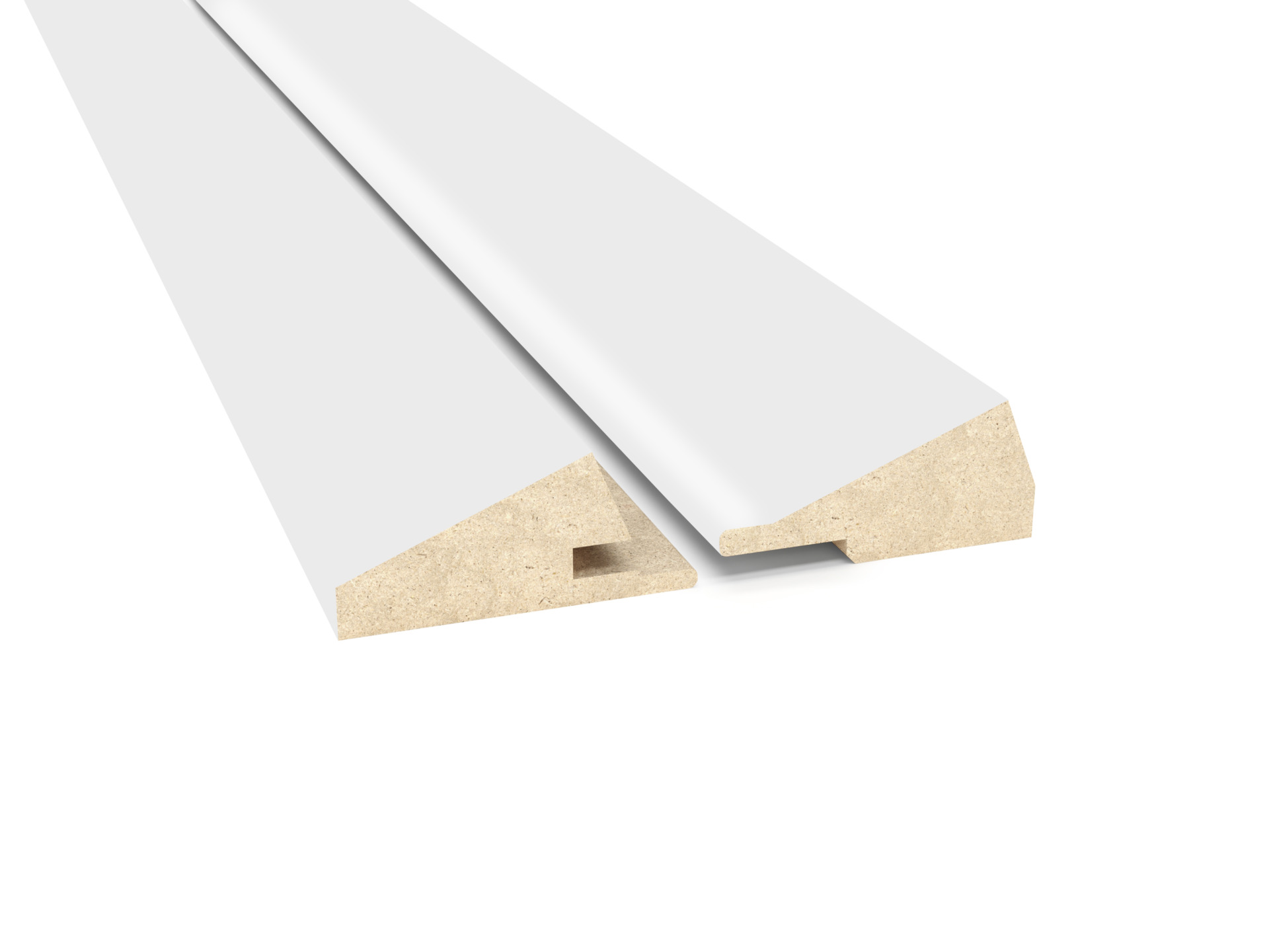 RIFF valge dekoratiivne seinapaneel lõpetusliistud värvitav