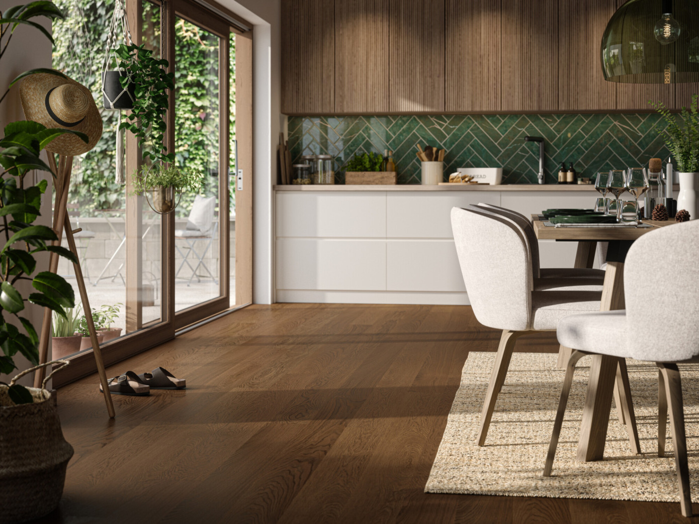 kõvendatud puitpõrand vastupidav põrandakate