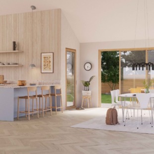 Bjelin kõvendatud kalasabaparkett BODEN Modern