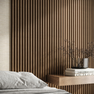 Dekoratiivne seinapaneel Lagoon kuldsel taustal