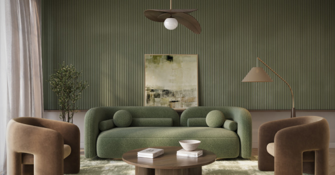 Dekoratiivne seinapaneel laineline Maestro Latt valge värvitav