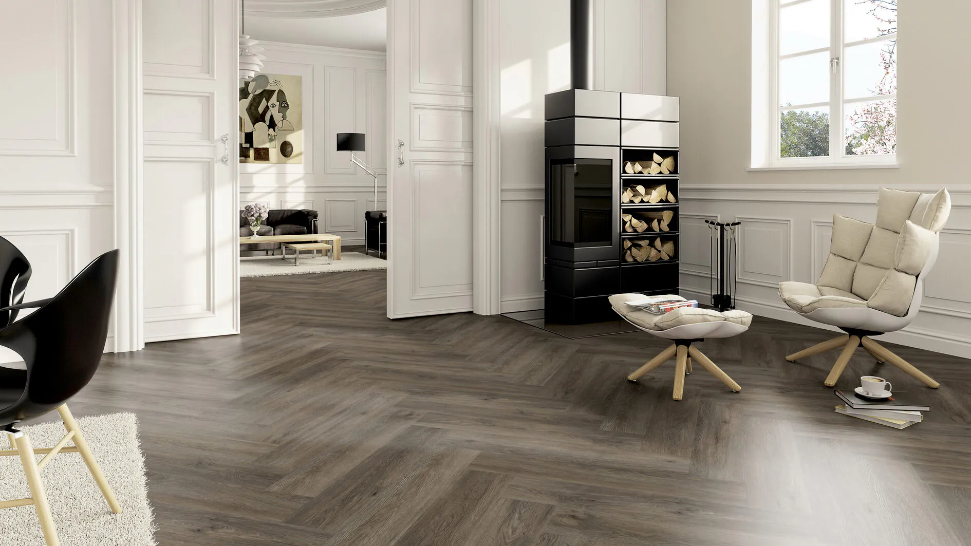 LVT kalasabaparkett tamm Canberra