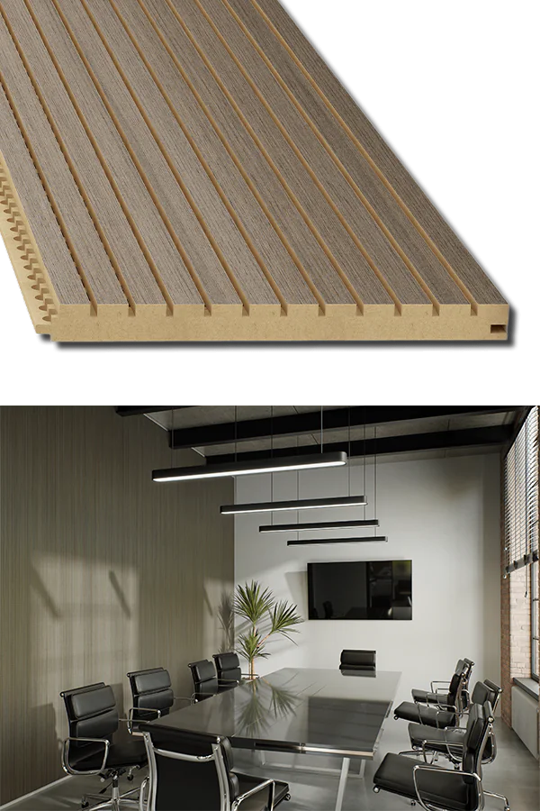 Akustiline paneel Slimline 16/3 Vicenza Oak Grey