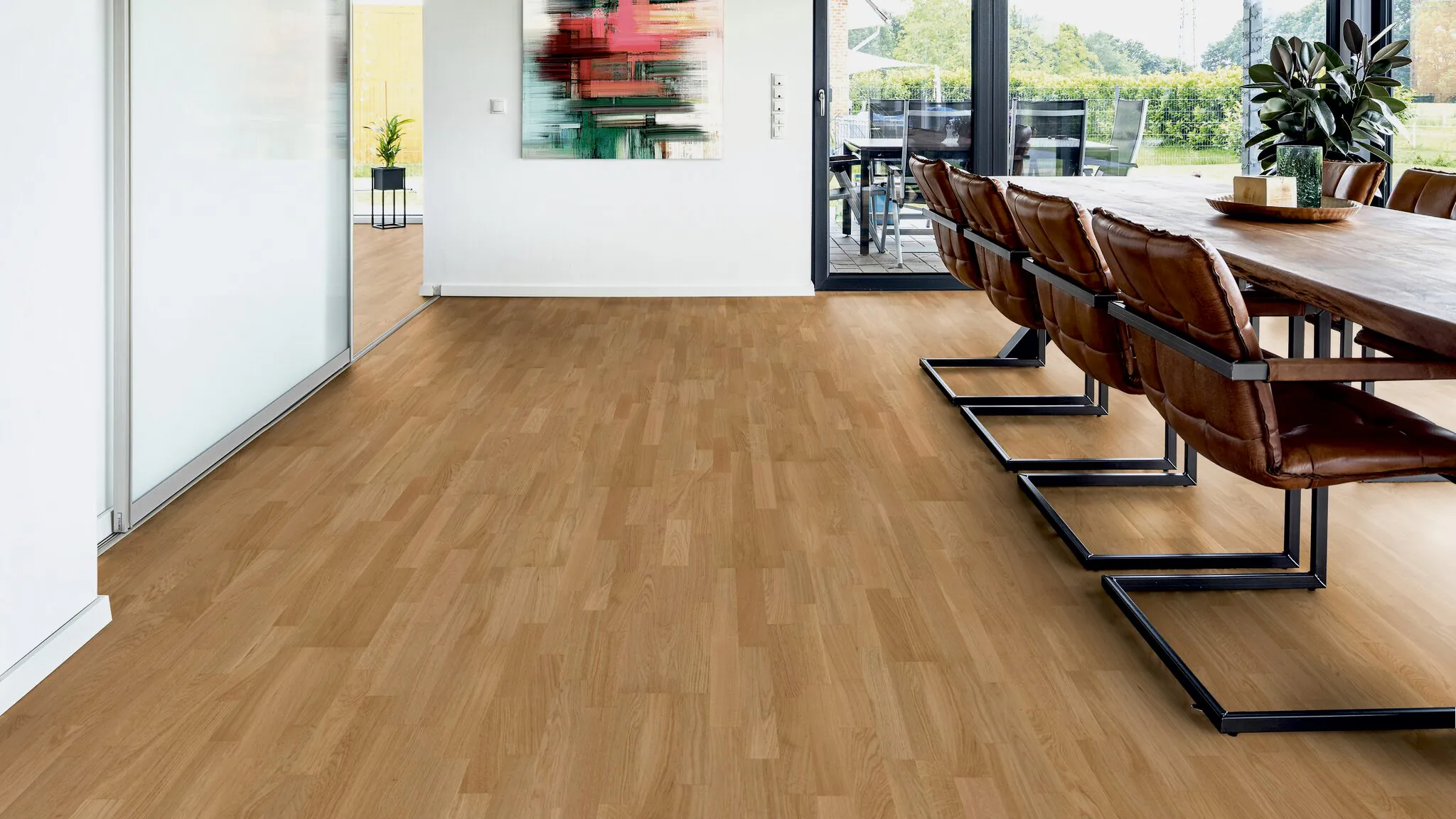 TerHürne 3-lipiline Tammeparkett Nature õlitatud või lakitud