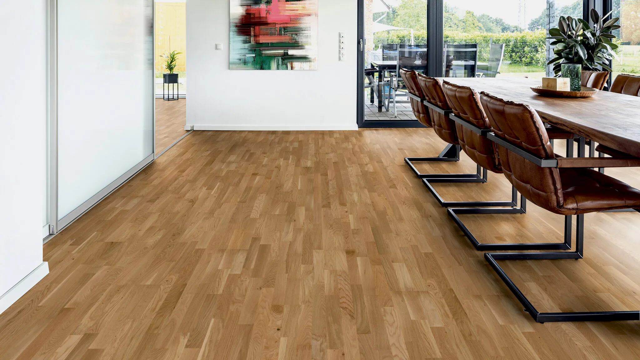 TerHürne 3-lipiline Tammeparkett Nature õlitatud või lakitud