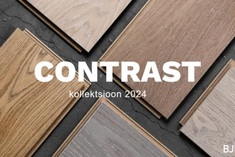 Kõvendatud puitpõrand uus kollektsioon contrast