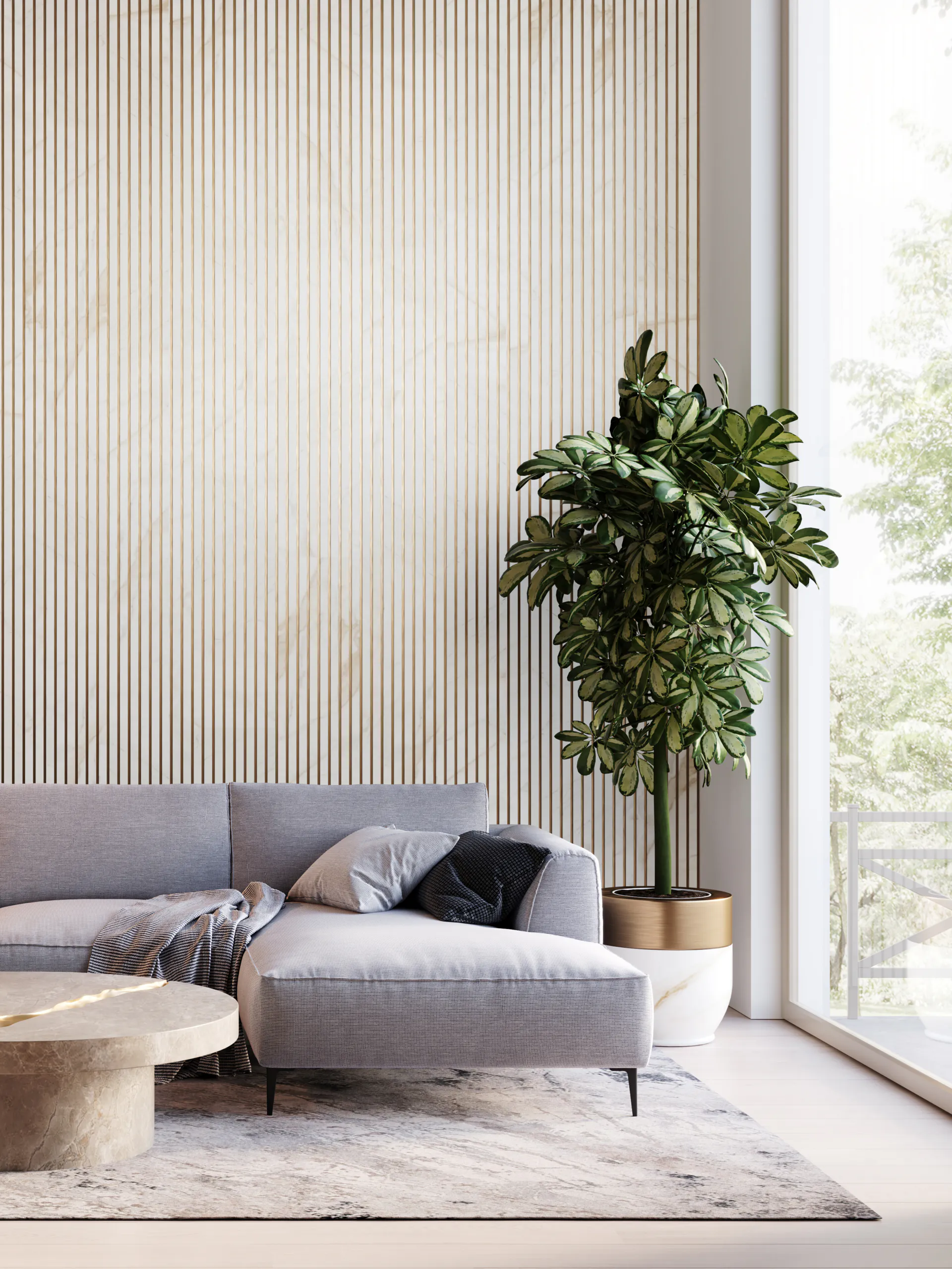 latt luxx ribipaneel marmor kuld
