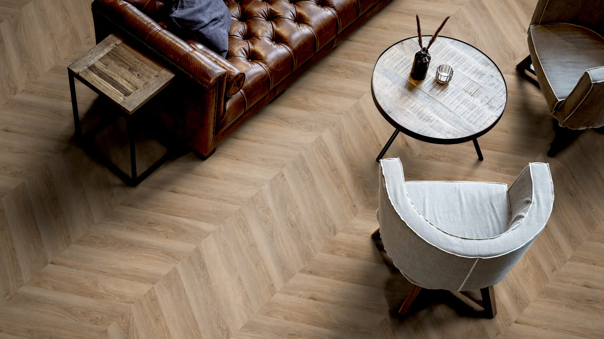 LVT prantsuse kalasaba Chevron tamm Malaga