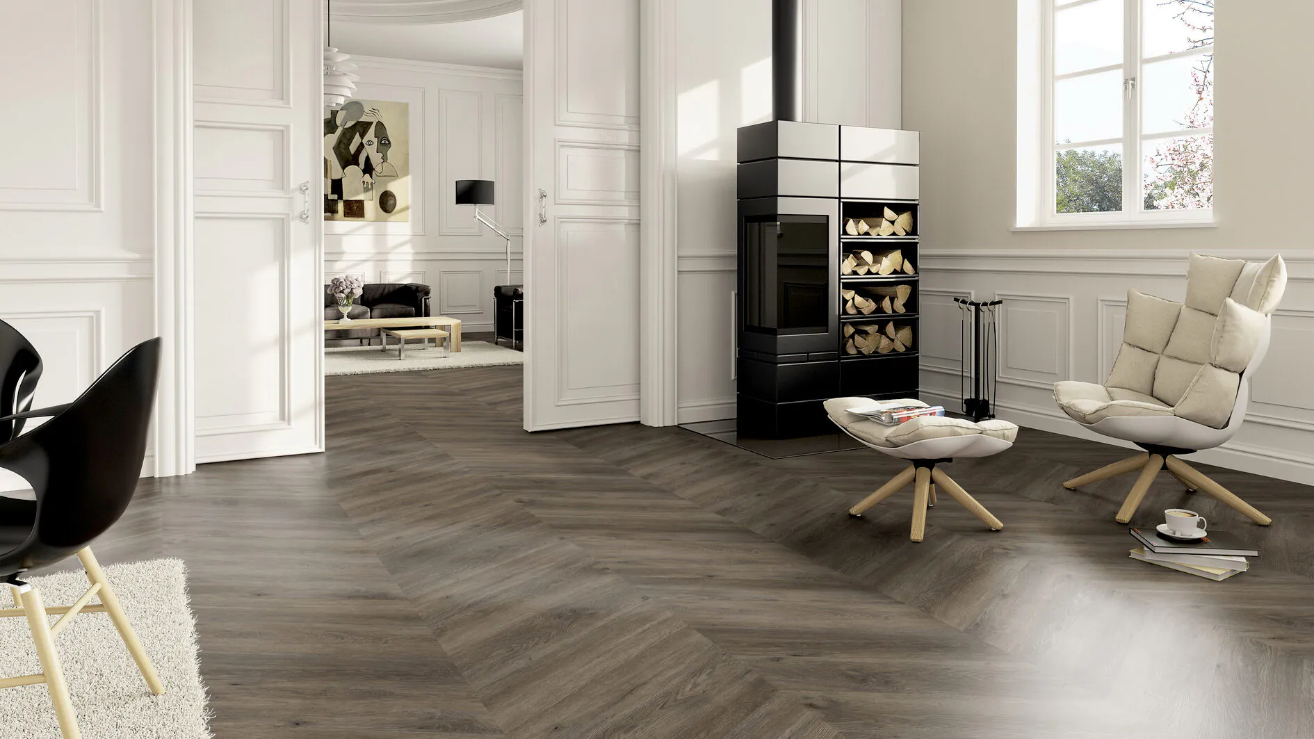 LVT prantsuse kalasaba Chevron tamm Canberra