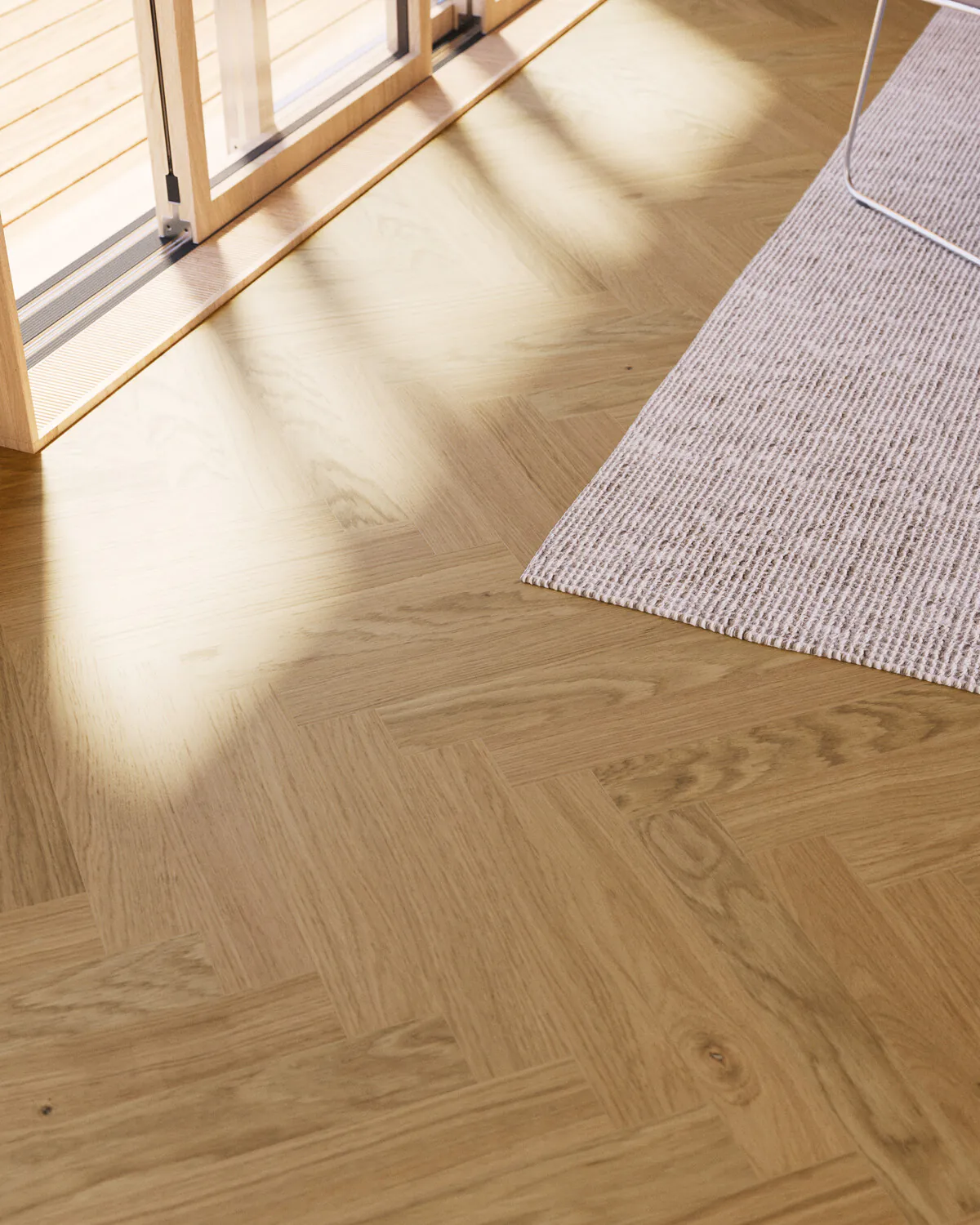 Bjelin kõvendatud kalasabaparkett naturaalne