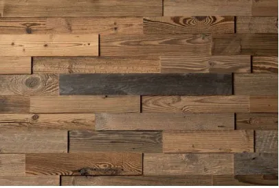 seinapaneel vanast puidust 3d efektiga